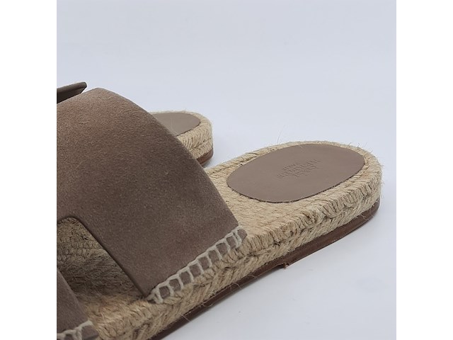 Paar slippers, maat 44, hermès - afbeelding 7 van  12