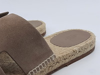 Paar slippers, maat 44, hermès - afbeelding 7 van  12