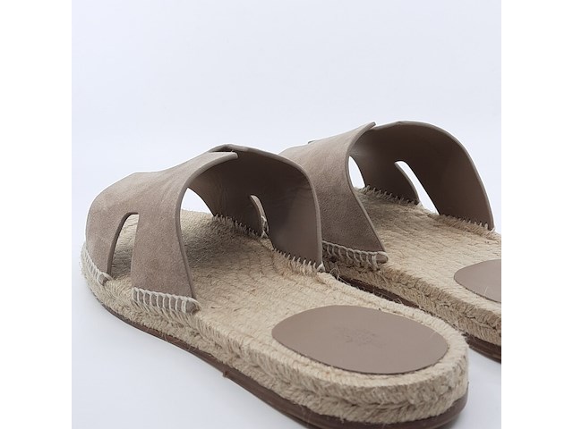 Paar slippers, maat 44, hermès - afbeelding 10 van  12