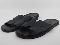 Paar slippers, maat 44, hermès - afbeelding 1 van  13