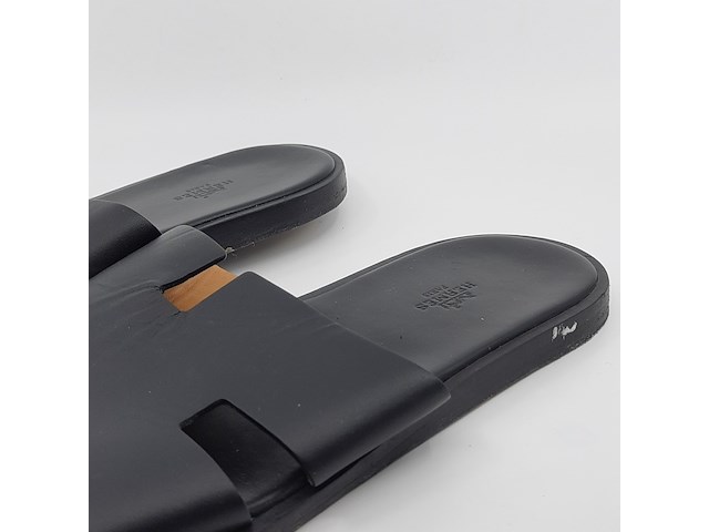 Paar slippers, maat 44, hermès - afbeelding 8 van  13