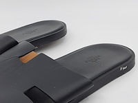 Paar slippers, maat 44, hermès - afbeelding 8 van  13