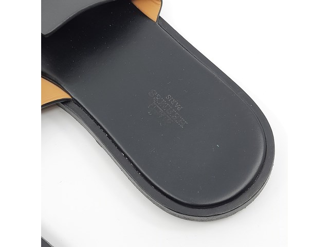 Paar slippers, maat 44, hermès - afbeelding 12 van  13