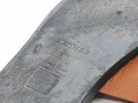 Paar slippers, maat 45, hermès - afbeelding 3 van  11
