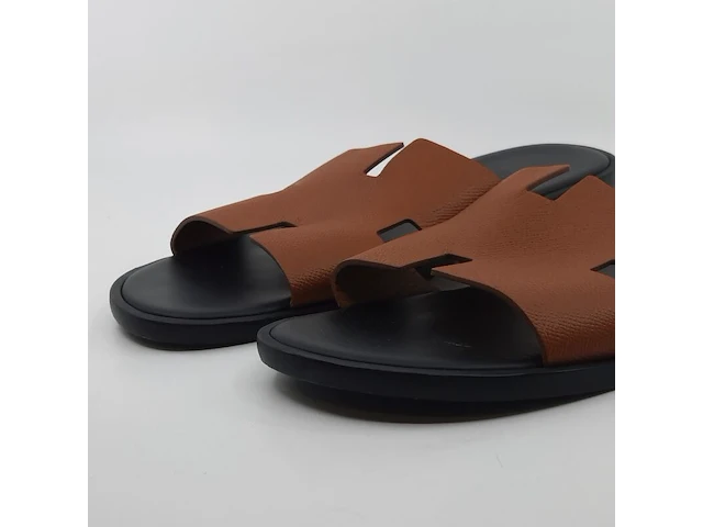Paar slippers, maat 45, hermès - afbeelding 4 van  11