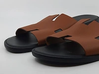 Paar slippers, maat 45, hermès - afbeelding 4 van  11