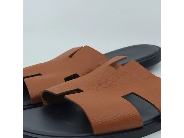 Paar slippers, maat 45, hermès - afbeelding 5 van  11