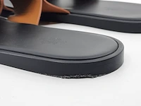 Paar slippers, maat 45, hermès - afbeelding 9 van  11