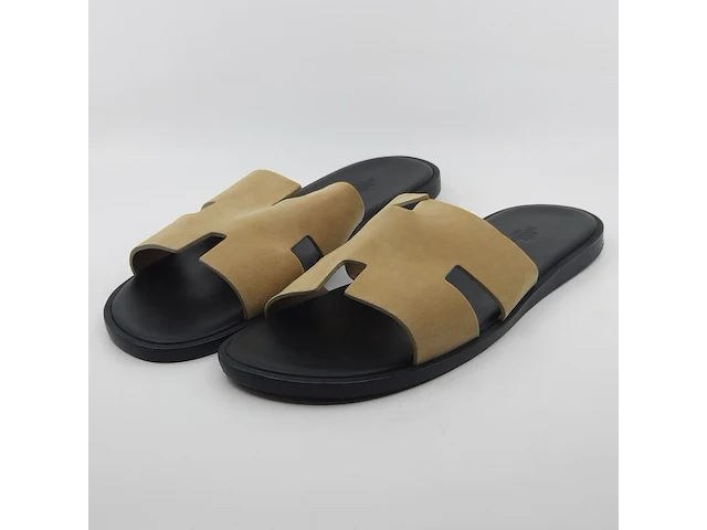 Paar slippers, maat 45, hermès - afbeelding 1 van  11