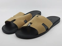 Paar slippers, maat 45, hermès - afbeelding 1 van  11