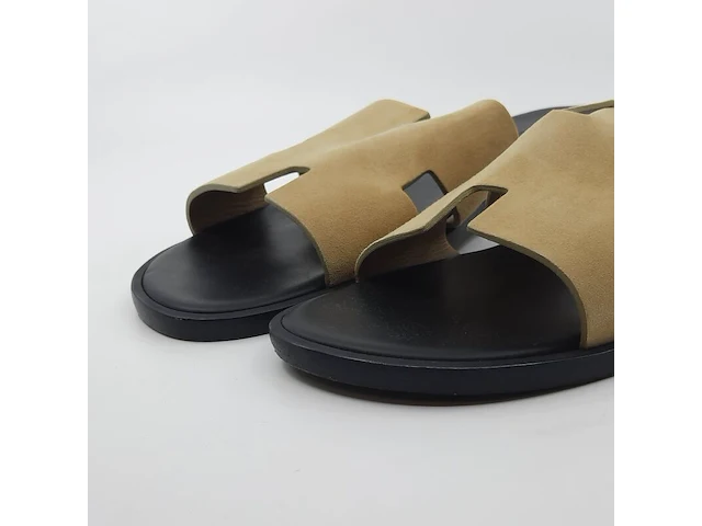 Paar slippers, maat 45, hermès - afbeelding 4 van  11