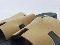 Paar slippers, maat 45, hermès - afbeelding 5 van  11