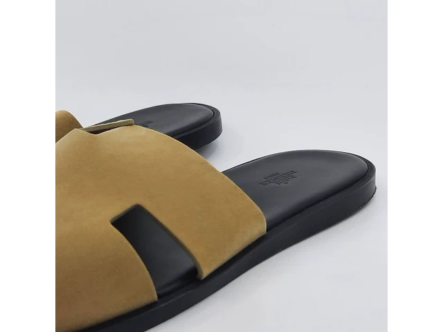 Paar slippers, maat 45, hermès - afbeelding 6 van  11