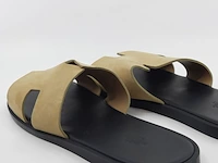 Paar slippers, maat 45, hermès - afbeelding 9 van  11