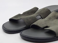 Paar slippers, maat 45, hermès - afbeelding 4 van  11