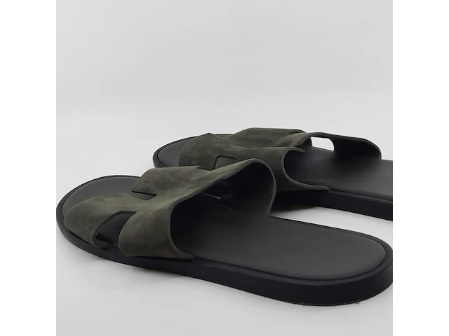 Paar slippers, maat 45, hermès - afbeelding 9 van  11