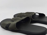 Paar slippers, maat 45, hermès - afbeelding 9 van  11