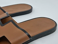 Paar slippers, maat, hermès, 201486z11 - afbeelding 3 van  8