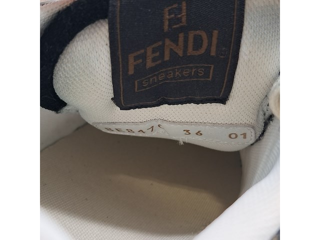 Paar sneakers, maat 36, fendi, 8e8470 - afbeelding 9 van  9