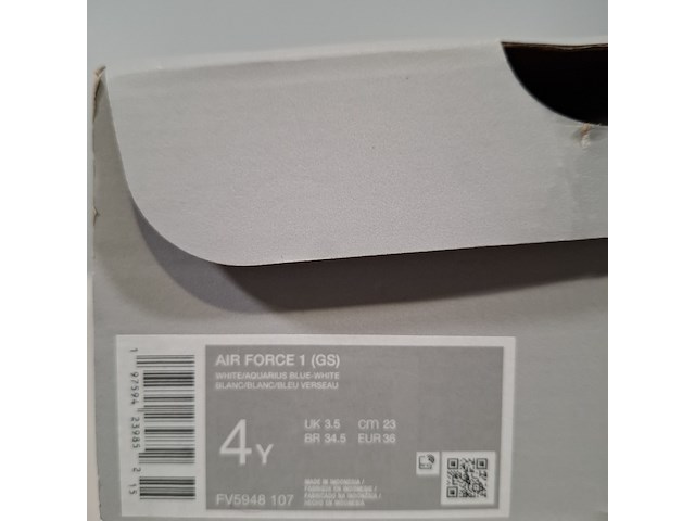 Paar sneakers, maat 36, nike, air force 1 fv5948-107 - afbeelding 6 van  6