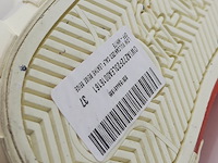 Paar sneakers, maat 37, off white, low vulcanized calf leathe beig - afbeelding 3 van  12