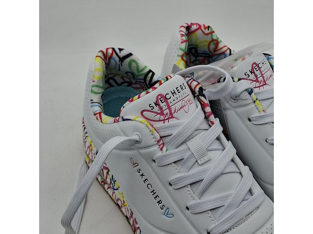 Paar sneakers, maat 39 1/2, skechers, uno - loving love 155506 - afbeelding 9 van  10