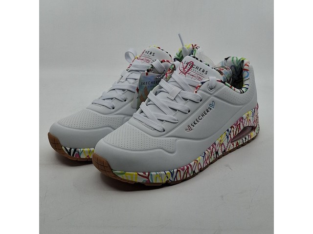 Paar sneakers, maat 39 1/2, skechers, uno - loving love 155506 - afbeelding 1 van  9