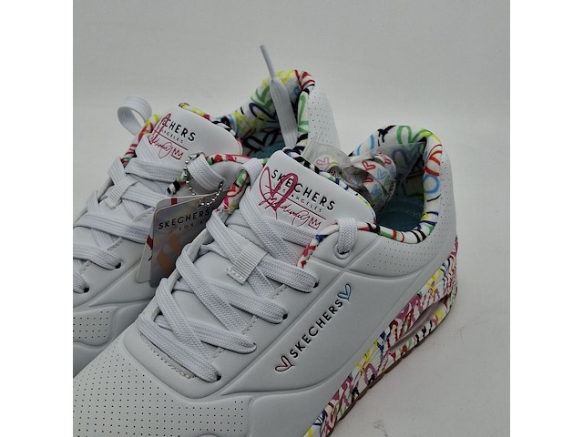 Paar sneakers, maat 39 1/2, skechers, uno - loving love 155506 - afbeelding 3 van  9