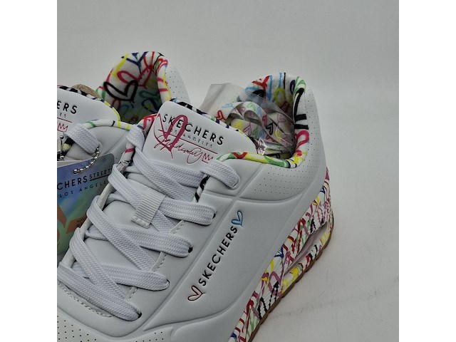 Paar sneakers, maat 39 1/2, skechers, uno - loving love 155506 - afbeelding 4 van  10