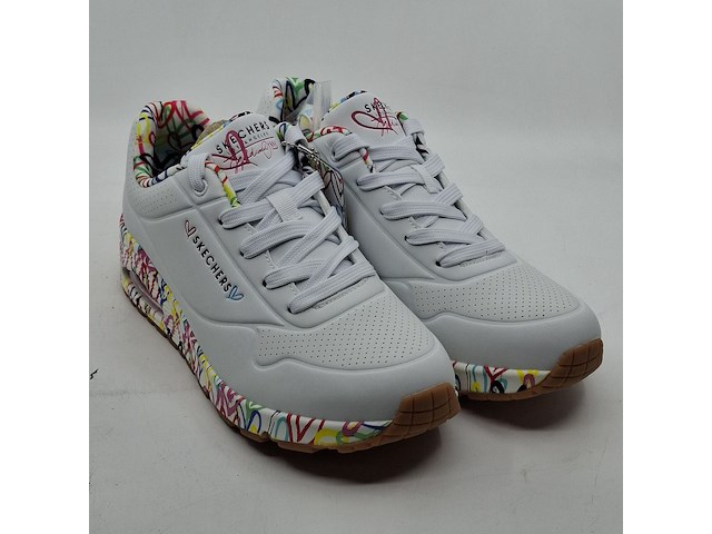 Paar sneakers, maat 39 1/2, skechers, uno - loving love 155506 - afbeelding 7 van  10