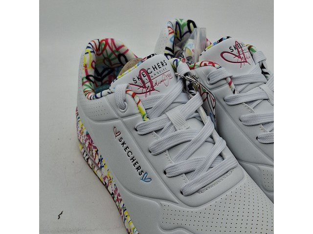 Paar sneakers, maat 39 1/2, skechers, uno - loving love 155506 - afbeelding 9 van  10