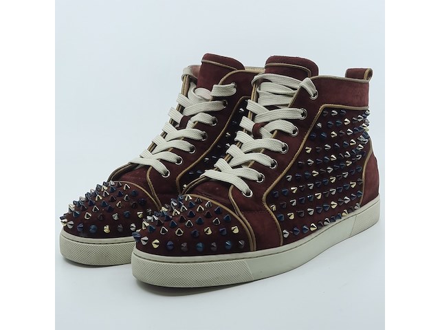 Paar sneakers, maat 41, christian louboutin - afbeelding 1 van  12