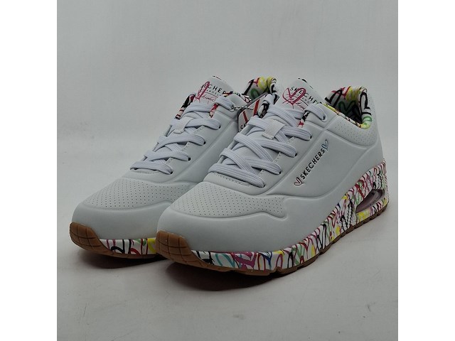 Paar sneakers, maat 41, skechers, uno - loving love 155506 - afbeelding 1 van  11