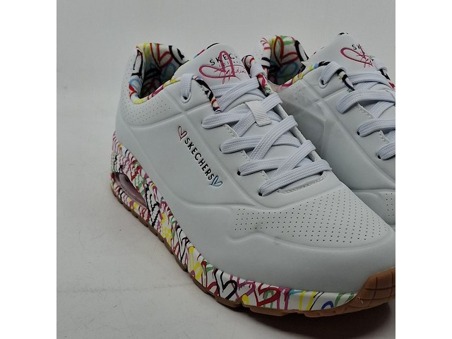 Paar sneakers, maat 41, skechers, uno - loving love 155506 - afbeelding 9 van  11