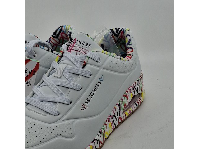 Paar sneakers, maat 41, skechers, uno - loving love 155506 - afbeelding 4 van  10