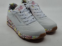 Paar sneakers, maat 41, skechers, uno - loving love 155506 - afbeelding 6 van  10