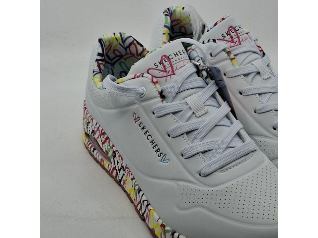 Paar sneakers, maat 41, skechers, uno - loving love 155506 - afbeelding 8 van  10