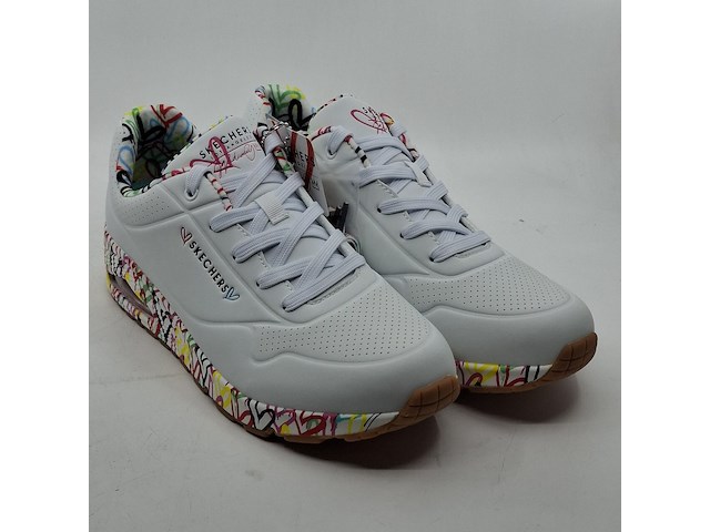 Paar sneakers, maat 41, skechers, uno - loving love 155506 - afbeelding 7 van  11