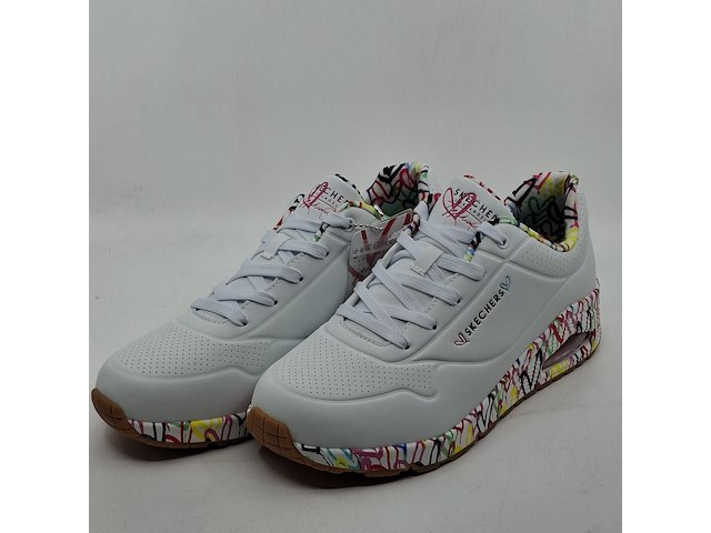 Paar sneakers, maat 41, skechers, uno - loving love 155506 - afbeelding 1 van  11