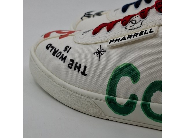 Paar sneakers, maat 42, chanel x pharrell williams, lg34878 - afbeelding 5 van  9