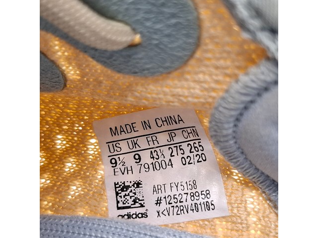 Paar sneakers, maat 43 1/3, adidas yeezy, fy5158 - afbeelding 10 van  10
