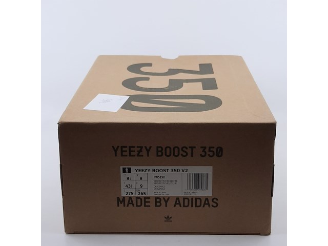Paar sneakers, maat 43,5, adidas yeezy, fw5190 - afbeelding 4 van  12
