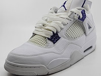 Paar sneakers, maat 44 1/2, air jordan, 4 retro metallic purple ct8527-115 - afbeelding 15 van  26