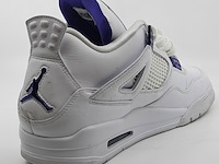 Paar sneakers, maat 44 1/2, air jordan, 4 retro metallic purple ct8527-115 - afbeelding 17 van  26