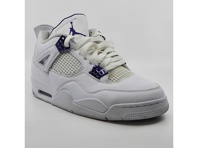 Paar sneakers, maat 44 1/2, air jordan, 4 retro metallic purple ct8527-115 - afbeelding 20 van  26