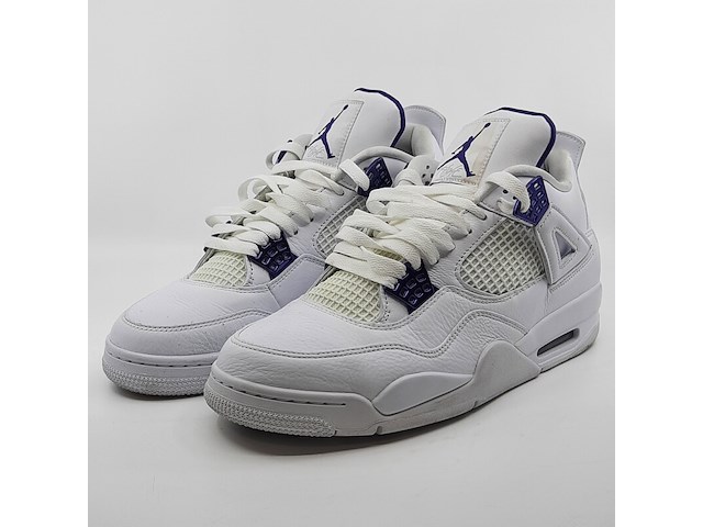 Paar sneakers, maat 44 1/2, air jordan, 4 retro metallic purple ct8527-115 - afbeelding 2 van  26