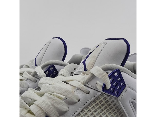 Paar sneakers, maat 44 1/2, air jordan, 4 retro metallic purple ct8527-115 - afbeelding 5 van  26