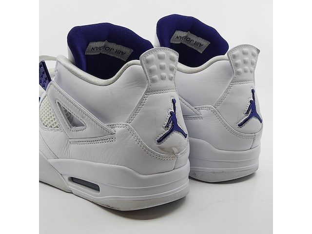 Paar sneakers, maat 44 1/2, air jordan, 4 retro metallic purple ct8527-115 - afbeelding 8 van  26