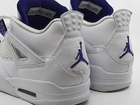 Paar sneakers, maat 44 1/2, air jordan, 4 retro metallic purple ct8527-115 - afbeelding 8 van  26