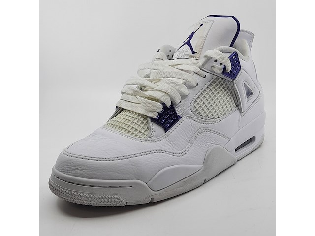 Paar sneakers, maat 44 1/2, air jordan, 4 retro metallic purple ct8527-115 - afbeelding 7 van  26